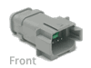 DT04-08PA-E008 Receptacle, Housing Only